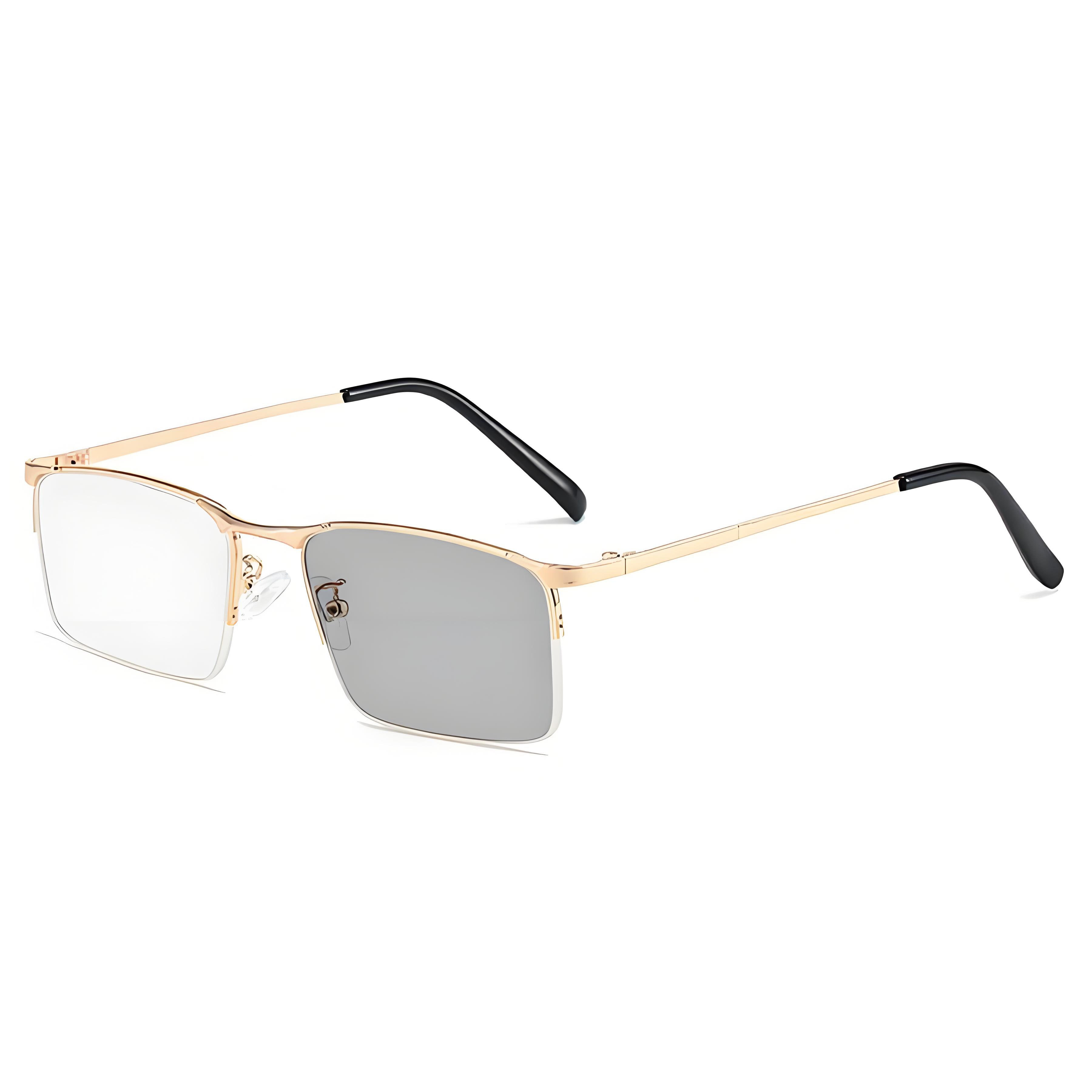 ULTRALIGHT SEMI-RIMLESS PHOTOCHROMIC MULTIFOCAL GLASSES