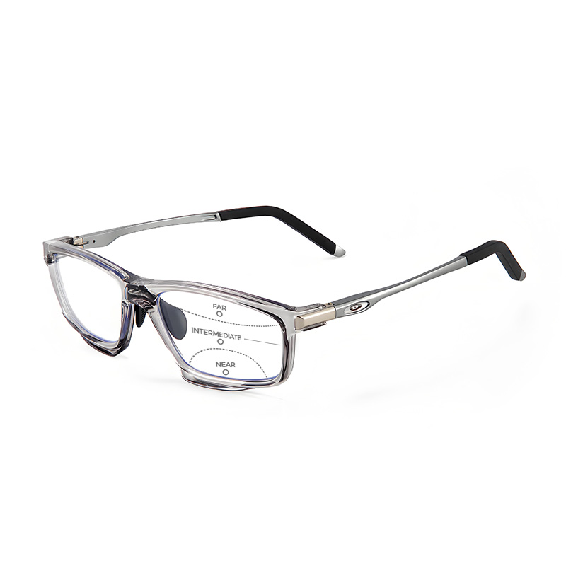 SPORTS OUTDOOR ALUMINUM MAGNESIUM ULTRA-LIGHT COLOR-CHANGING MULTI-FOCAL READING GLASSES