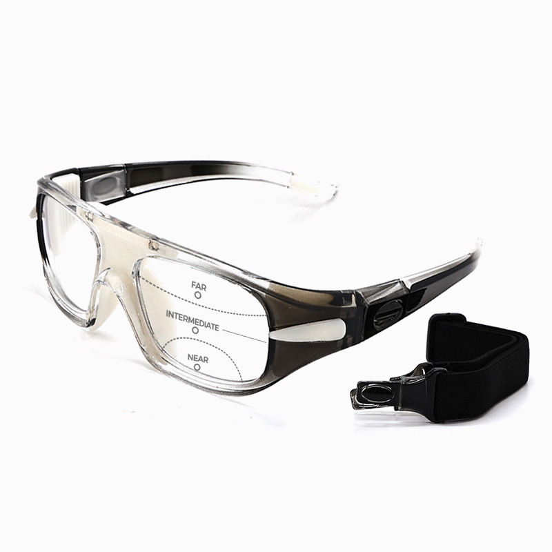 IMPACT-RESISTANT BASKETBALL GOGGLES WITH DETACHABLE TEMPLES