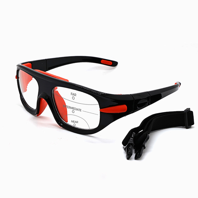 IMPACT-RESISTANT BASKETBALL GOGGLES WITH DETACHABLE TEMPLES