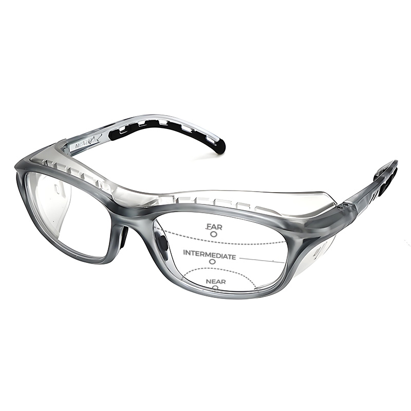 PROTECTIVE READING GLASSES WITH SIDE SHIELDS FOR DUST AND AIRBORNE PARTICLES