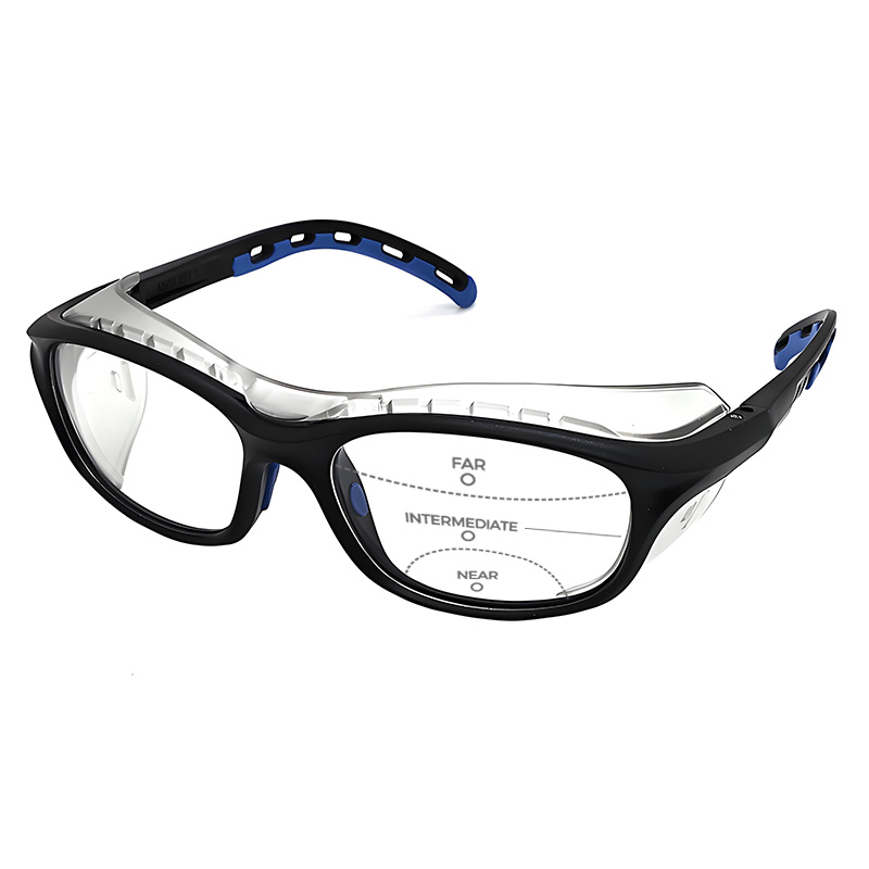 PROTECTIVE READING GLASSES WITH SIDE SHIELDS FOR DUST AND AIRBORNE PARTICLES