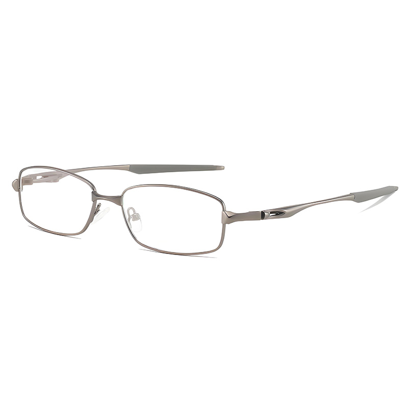 LIGHTWEIGHT METAL READING GLASSES WITH SPRING HINGES
