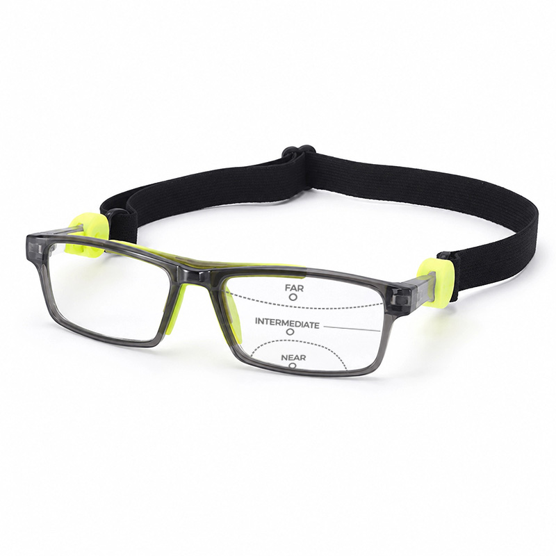 MEN’S PROTECTIVE SPORTS READING GLASSES WITH ADJUSTABLE ELASTIC STRAP