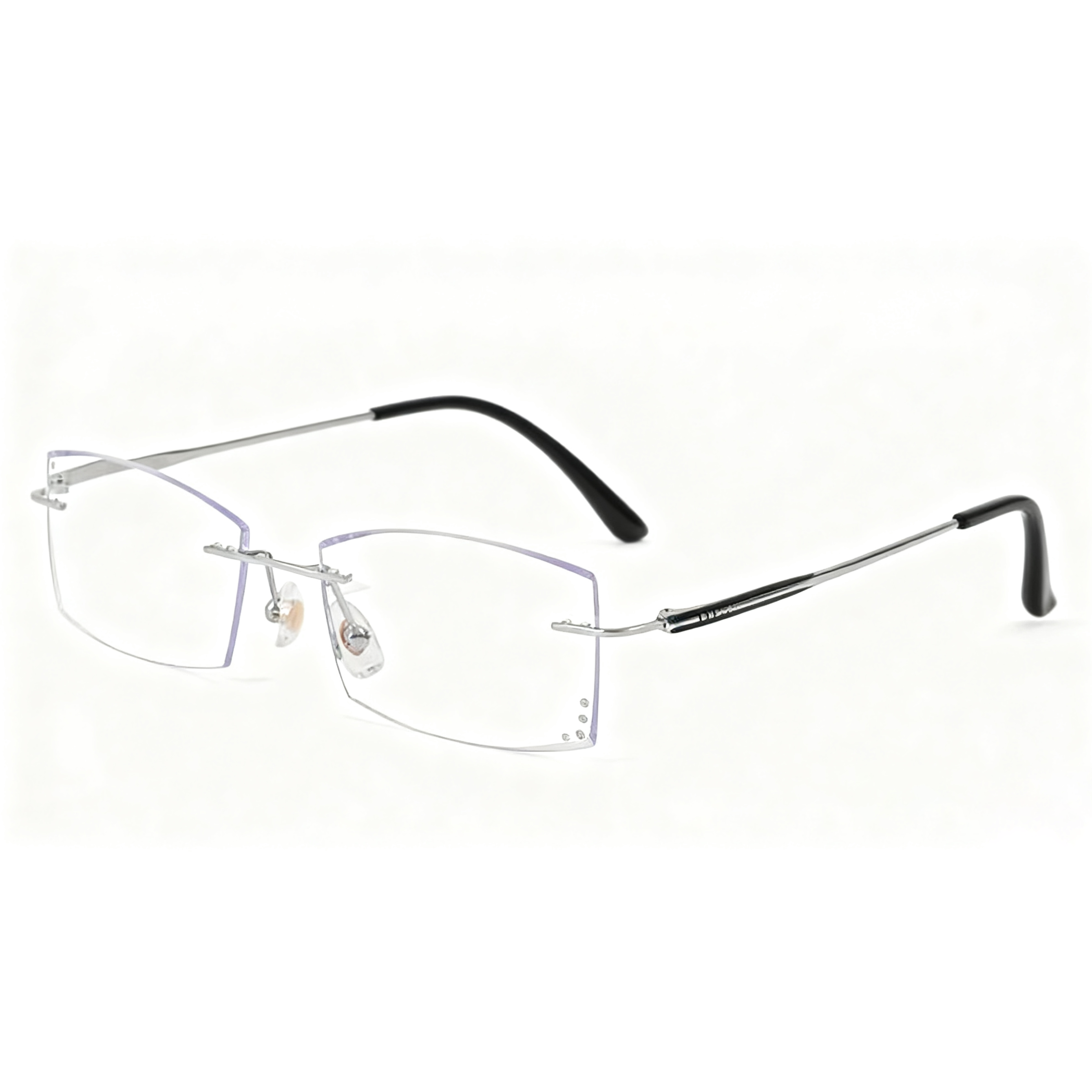 FRAMELESS DIAMOND-CUT ANTI-BLUE LIGHT READING GLASSES