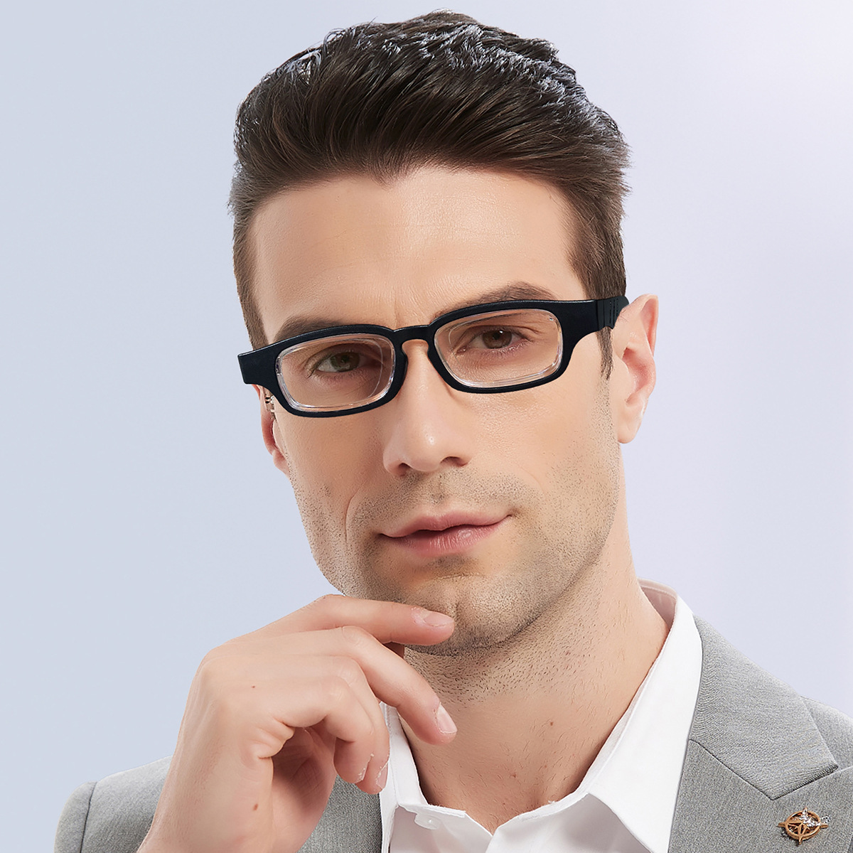 ROTATABLE AND ADJUSTABLE FOCUS READING GLASSES