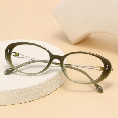RETRO OVAL RHINESTONE PHOTOCHROMIC MULTIFOCAL READING GLASSES