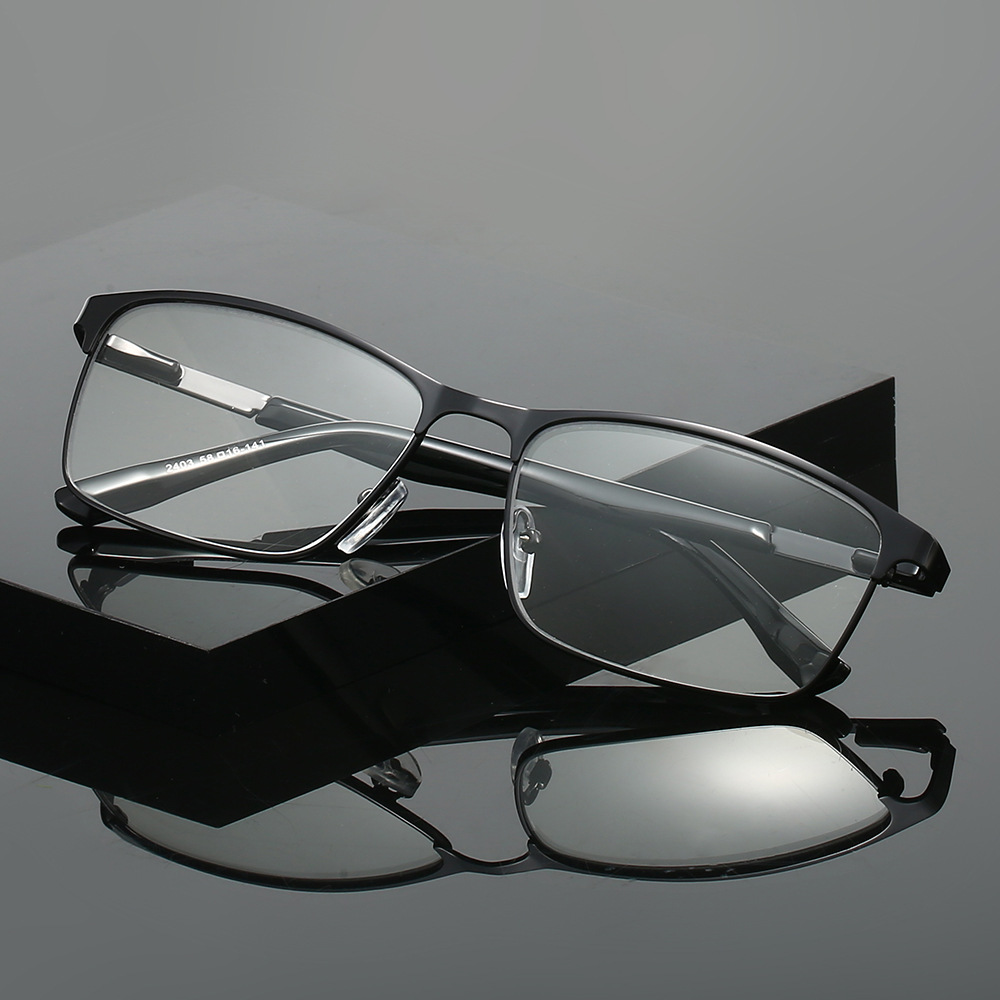 SQUARE SPRING FULL FRAME ANTI-BLUE LIGHT READING GLASSES