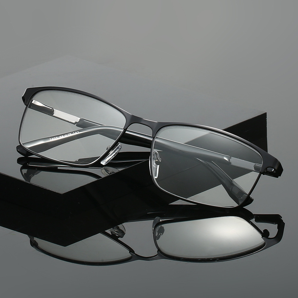 SQUARE SPRING FULL FRAME ANTI-BLUE LIGHT READING GLASSES