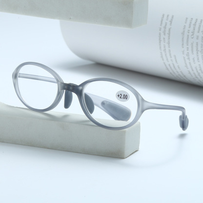 ALL-IN-ONE PORTABLE SILICONE BLUE LIGHT BLOCKING READING GLASSES