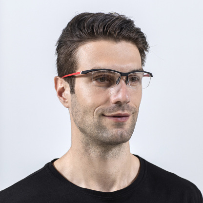 OUTDOOR SPORTS SEMI-RIMLESS PHOTOCHROMIC MULTIFOCAL READING GLASSES