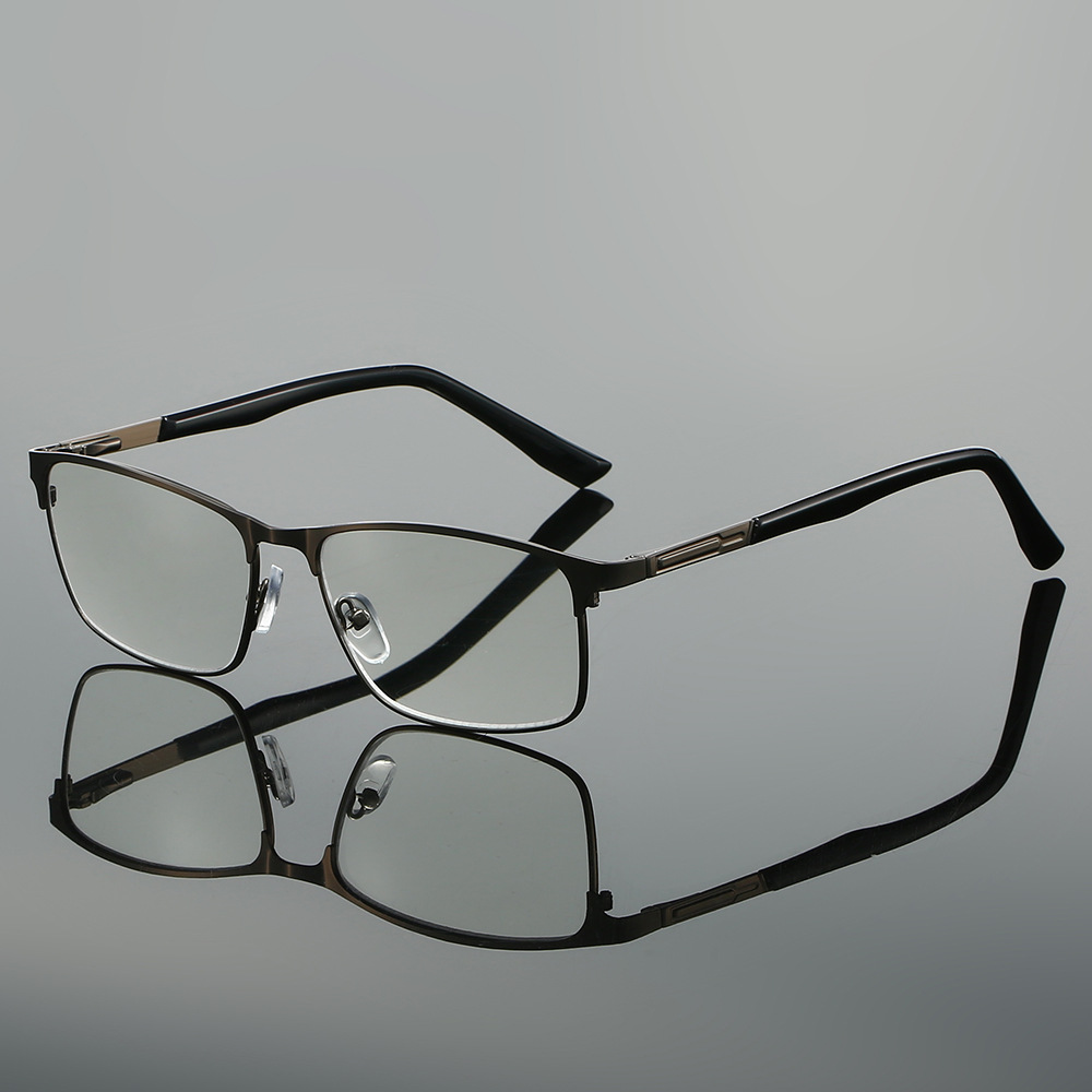 SQUARE SPRING FULL FRAME ANTI-BLUE LIGHT READING GLASSES
