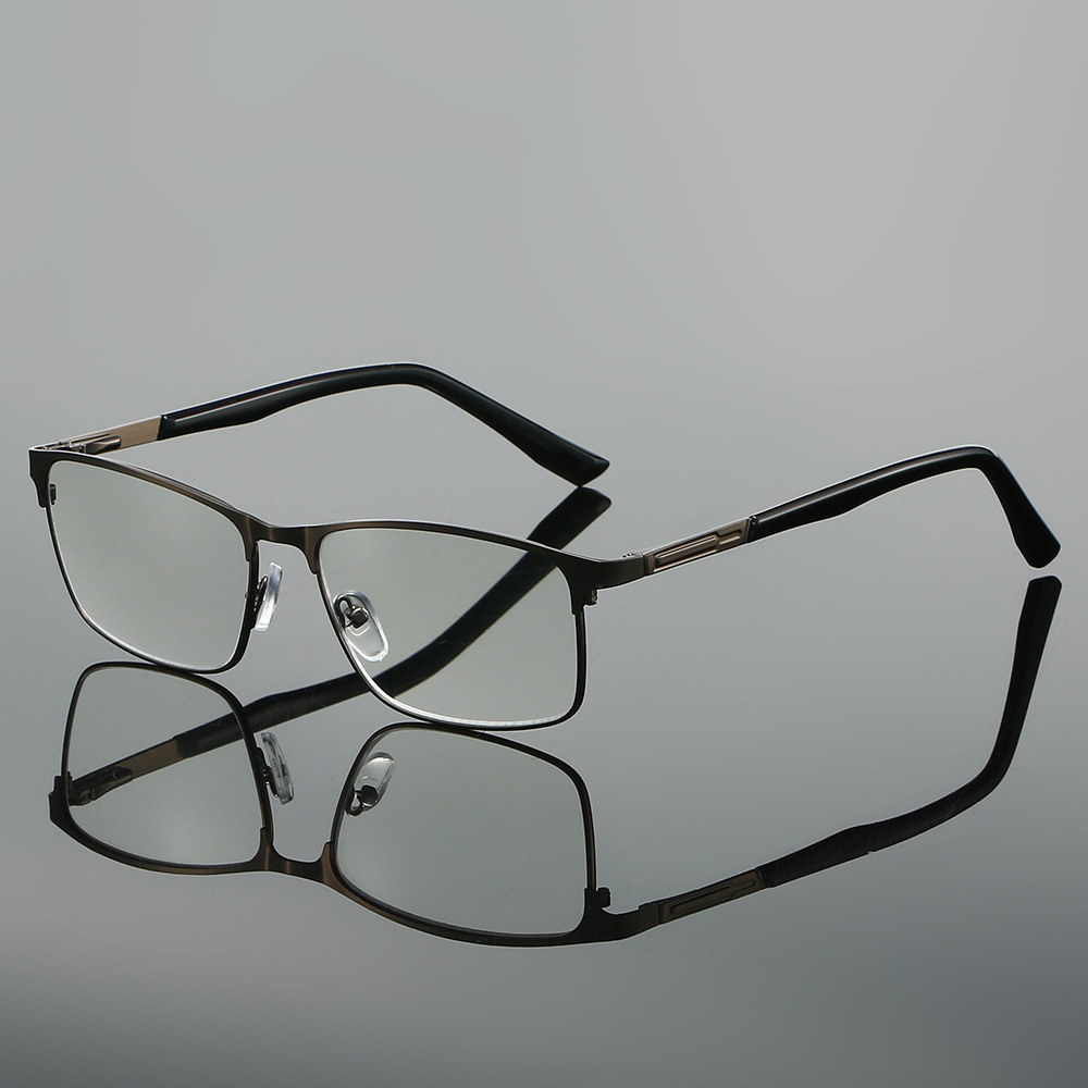 SQUARE SPRING FULL FRAME ANTI-BLUE LIGHT READING GLASSES