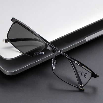 CLASSIC RECTANGULAR ANTI-BLUE LIGHT READING GLASSES FOR WORK & CASUAL WEAR