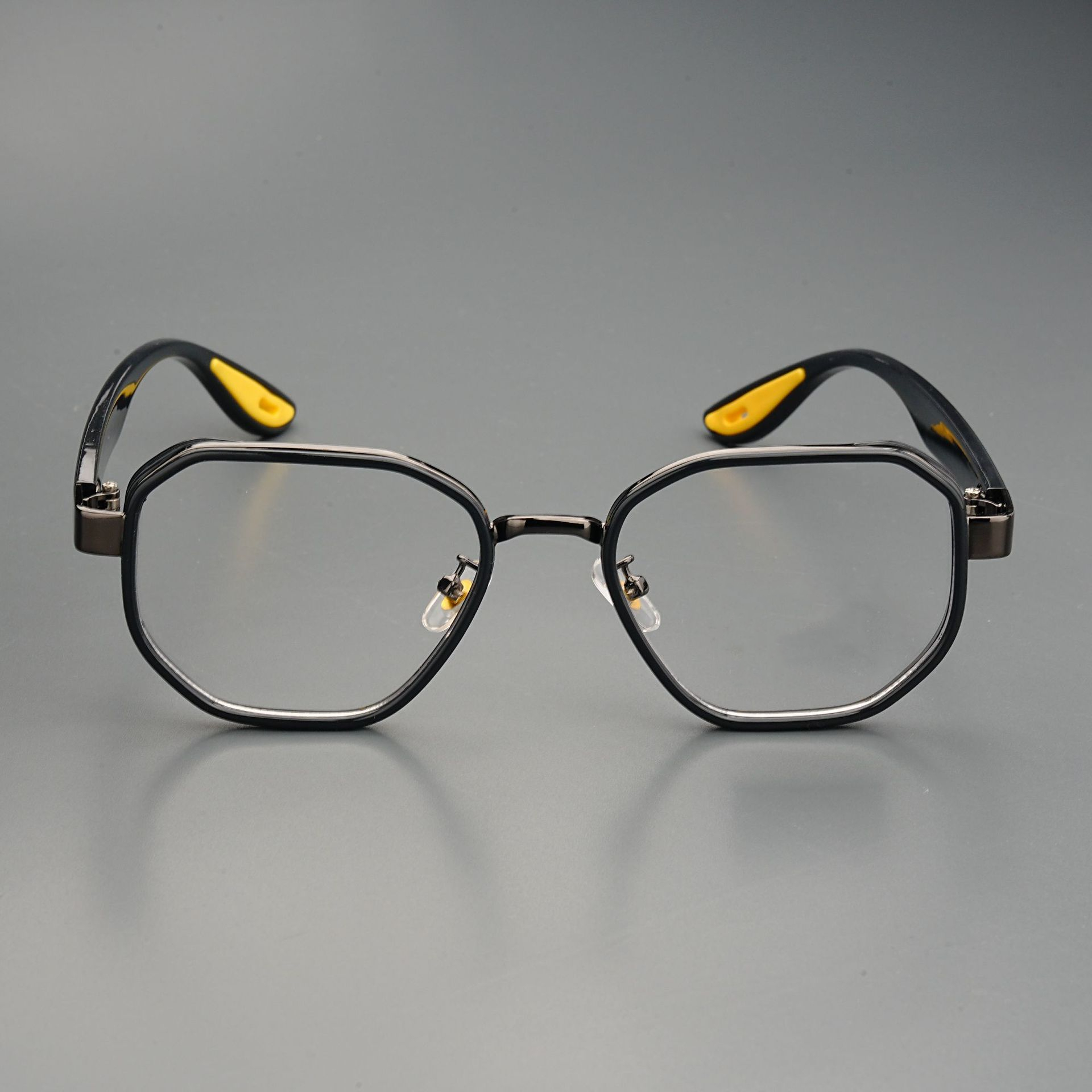 MEN’S DOUBLE-RIM SQUARE AVIATOR GLASSES