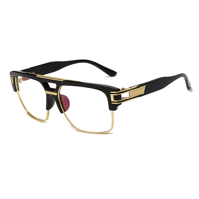 FASHION METAL HALF FULL FRAME SUNGLASSES