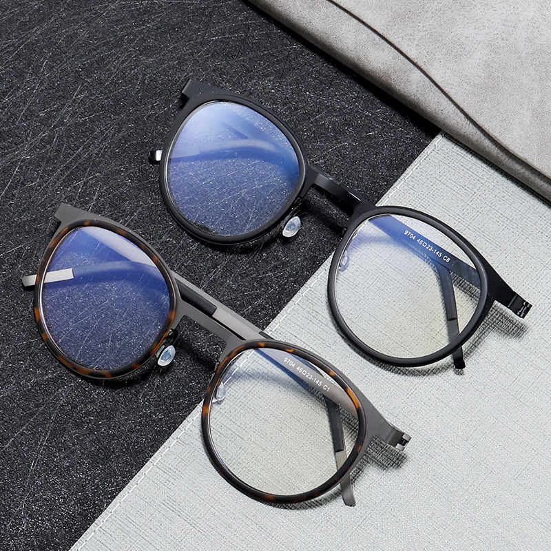 RETRO ULTRA-LIGHT PURE TITANIUM ANTI-BLUE LIGHT READING GLASSES