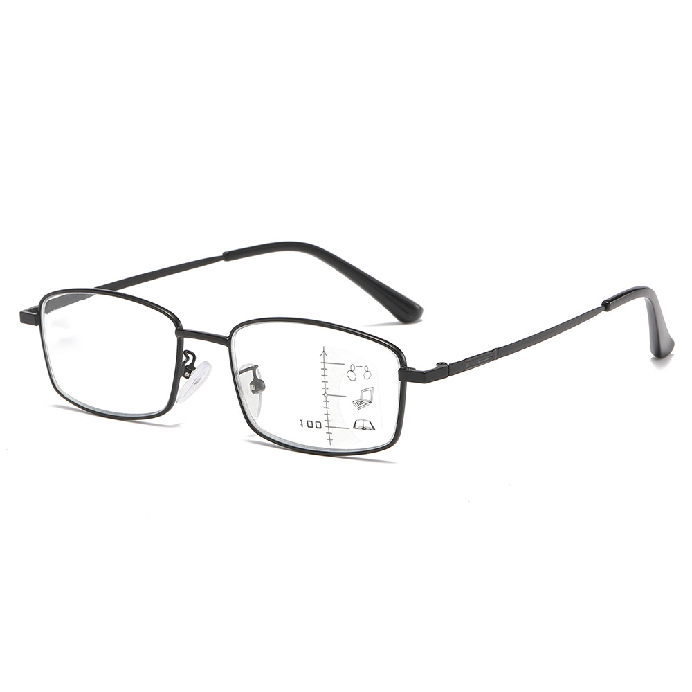STYLISH METALLIC PHOTOCHROMIC MULTIFOCAL READING GLASSES