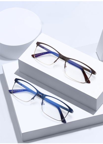 LIGHTWEIGHT & TOUGH SEMI-RIMLESS PHOTOCHROMIC PROGRESSIVE MULTIFOCAL READING GLASSES