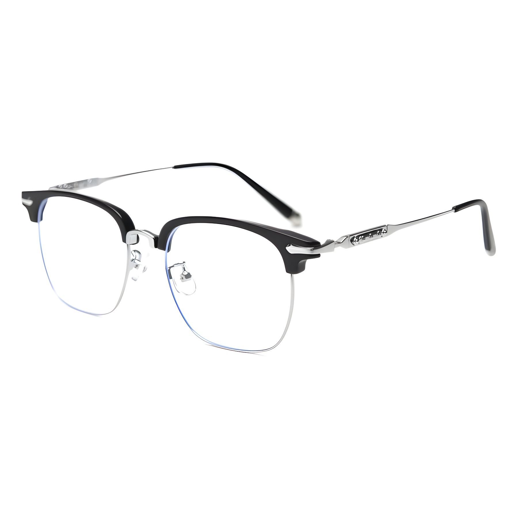 BUSINESS METAL HALF FRAME PHOTOCHROMIC READING GLASSES