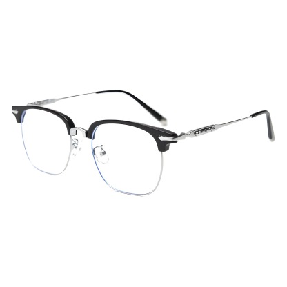 BUSINESS METAL HALF FRAME PHOTOCHROMIC READING GLASSES