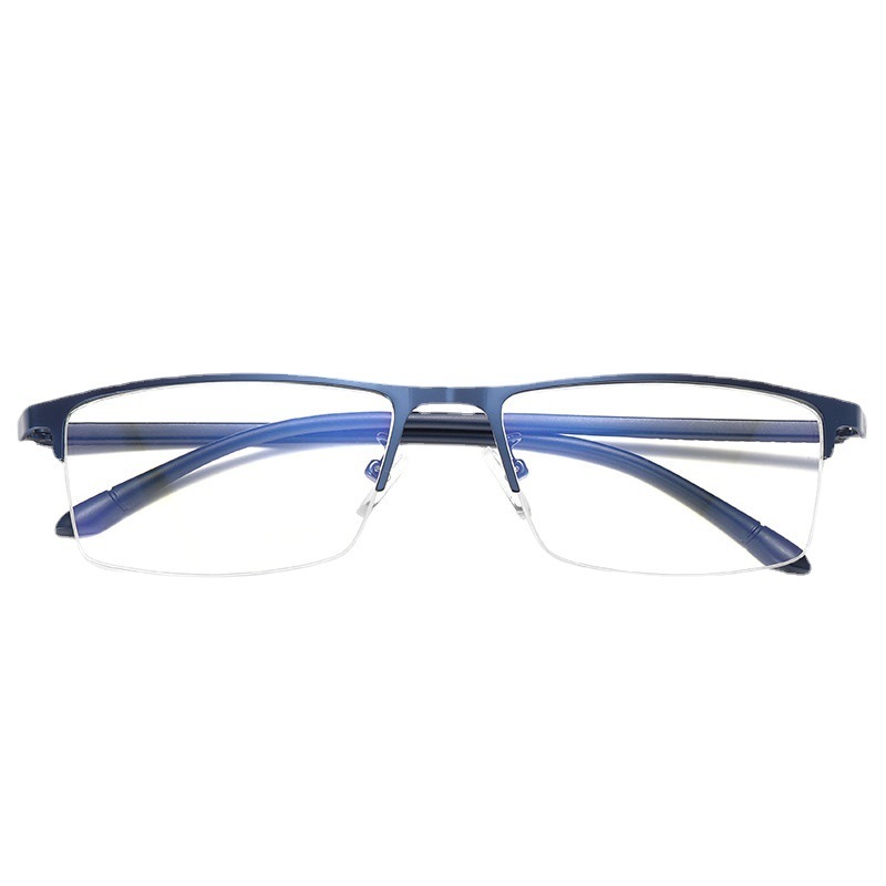 CLASSIC SEMI-RIMLESS PHOTOCHROMIC MULTIFOCAL READING GLASSES FOR MEN