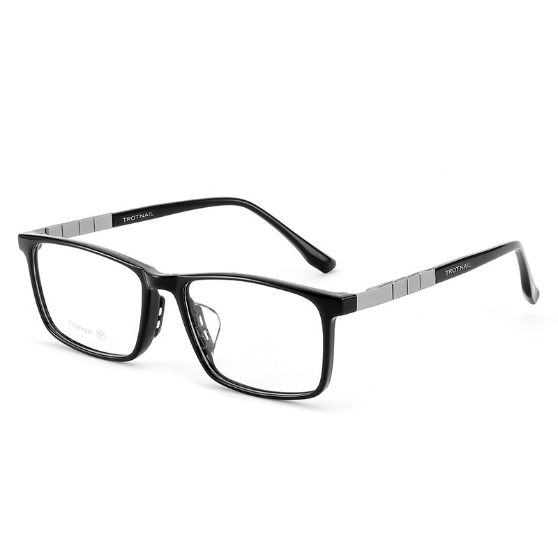 SQUARE ULTRA-LIGHT PURE TITANIUM FULL FRAME ANTI-BLUE LIGHT READING GLASSES