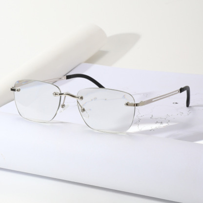 CLEAR METAL PHOTOCHROMIC MULTIFOCAL READING GLASSES