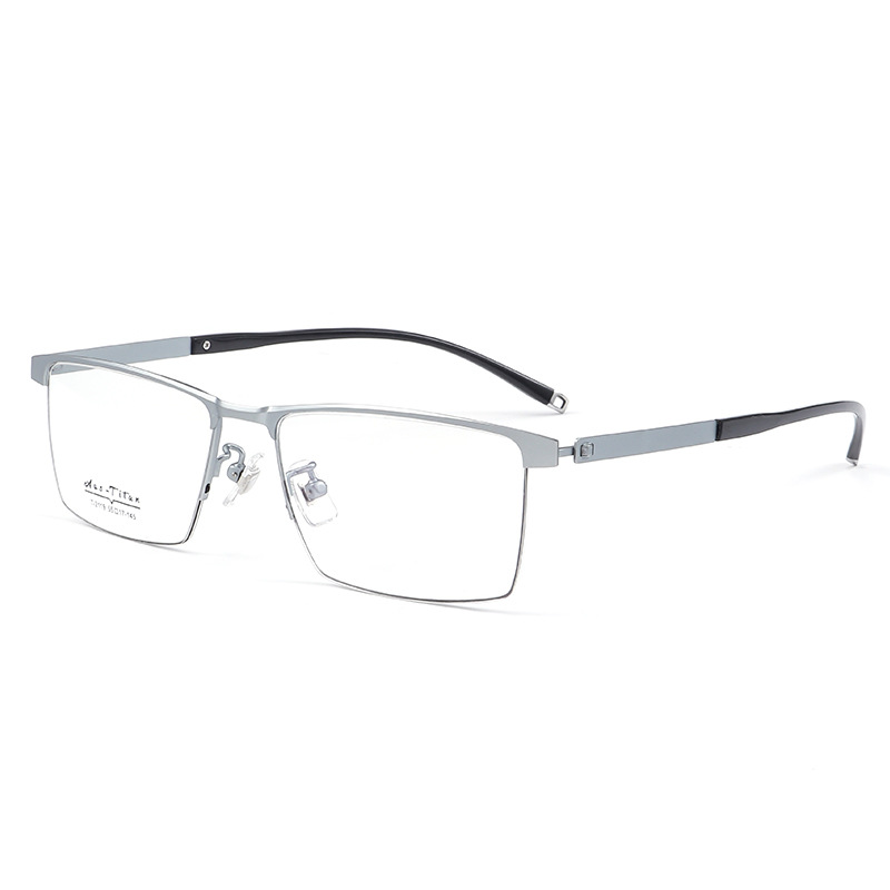 Prescription Glasses-BUSINESS CASUAL PURE TITANIUM COLOR CHANGING MULTI-FOCAL READING GLASSES