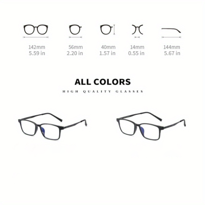 CASUAL LIGHTWEIGHT ANTI-BLUE LIGHT READING GLASSES
