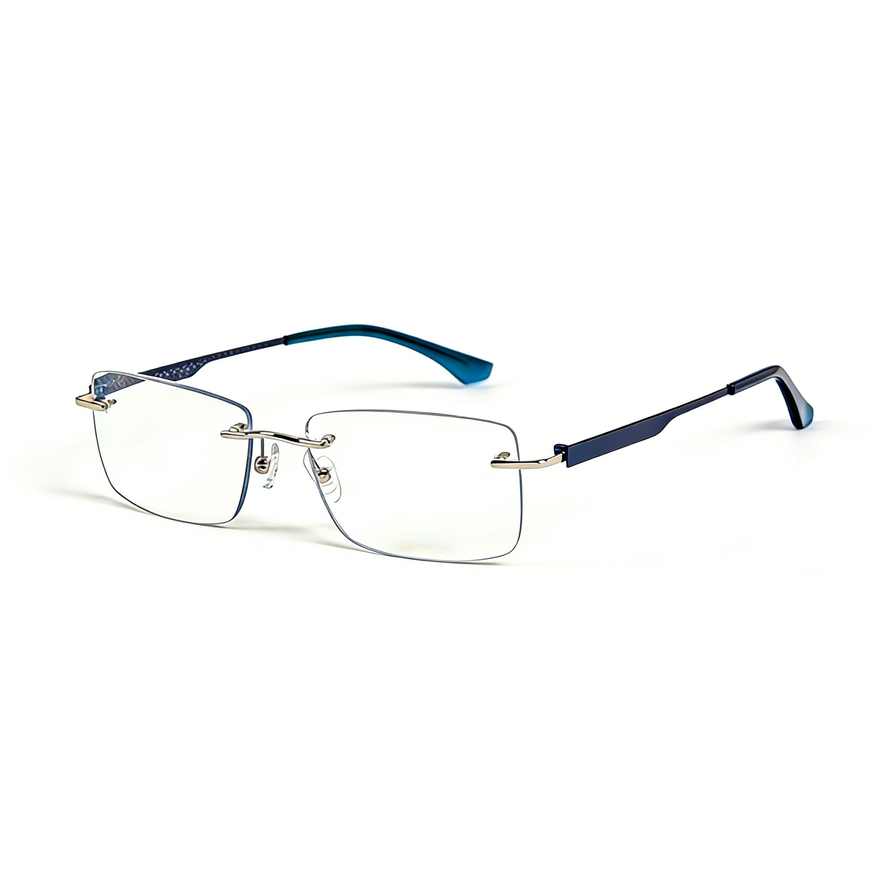 PURE TITANIUM RIMLESS PHOTOCHROMIC PROGRESSIVE MULTIFOCAL BUSINESS PRESBYOPIC GLASSES