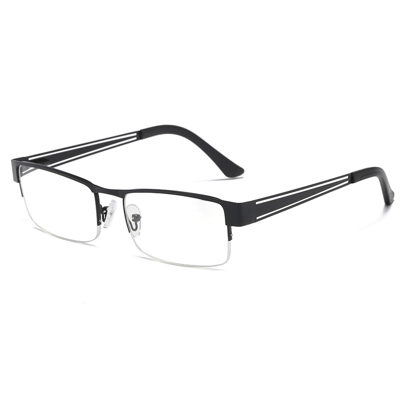 THIN RETRO METAL HALF-FRAME READING GLASSES