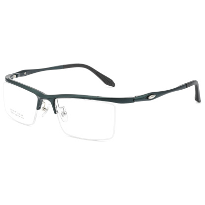 LIGHTWEIGHT HALF-FRAME ANTI-BLUE LIGHT TINTED MULTIFOCAL READING GLASSES