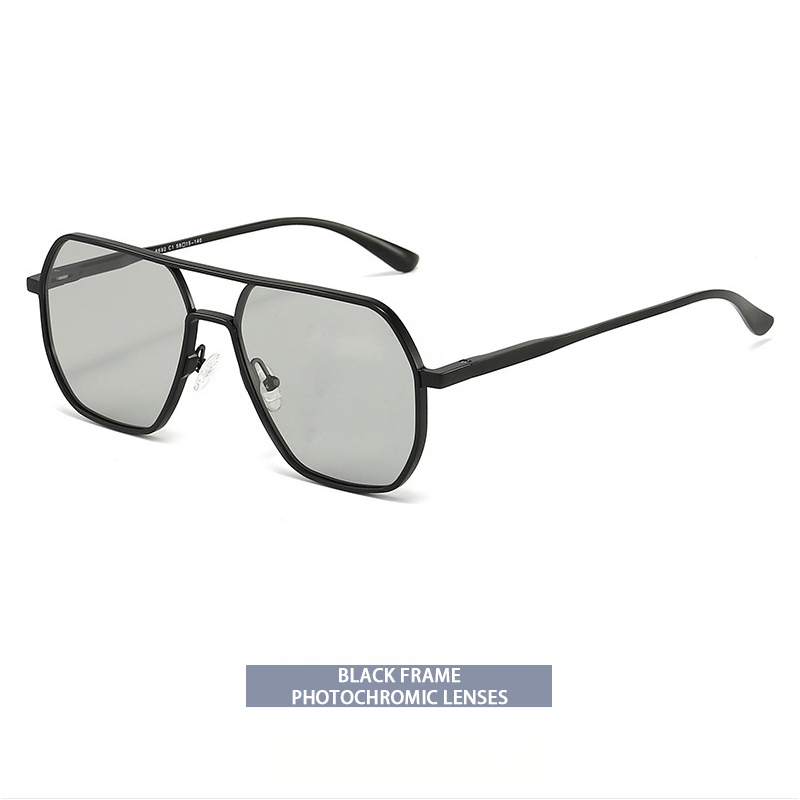 New sunglasses day-night dual-use polarized photochromic glasses driving fishing sunglasses-MANLYKICKS