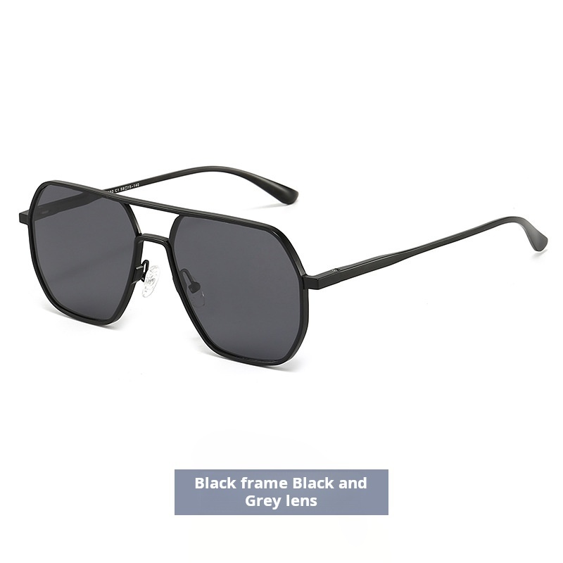 New sunglasses day-night dual-use polarized photochromic glasses drivi