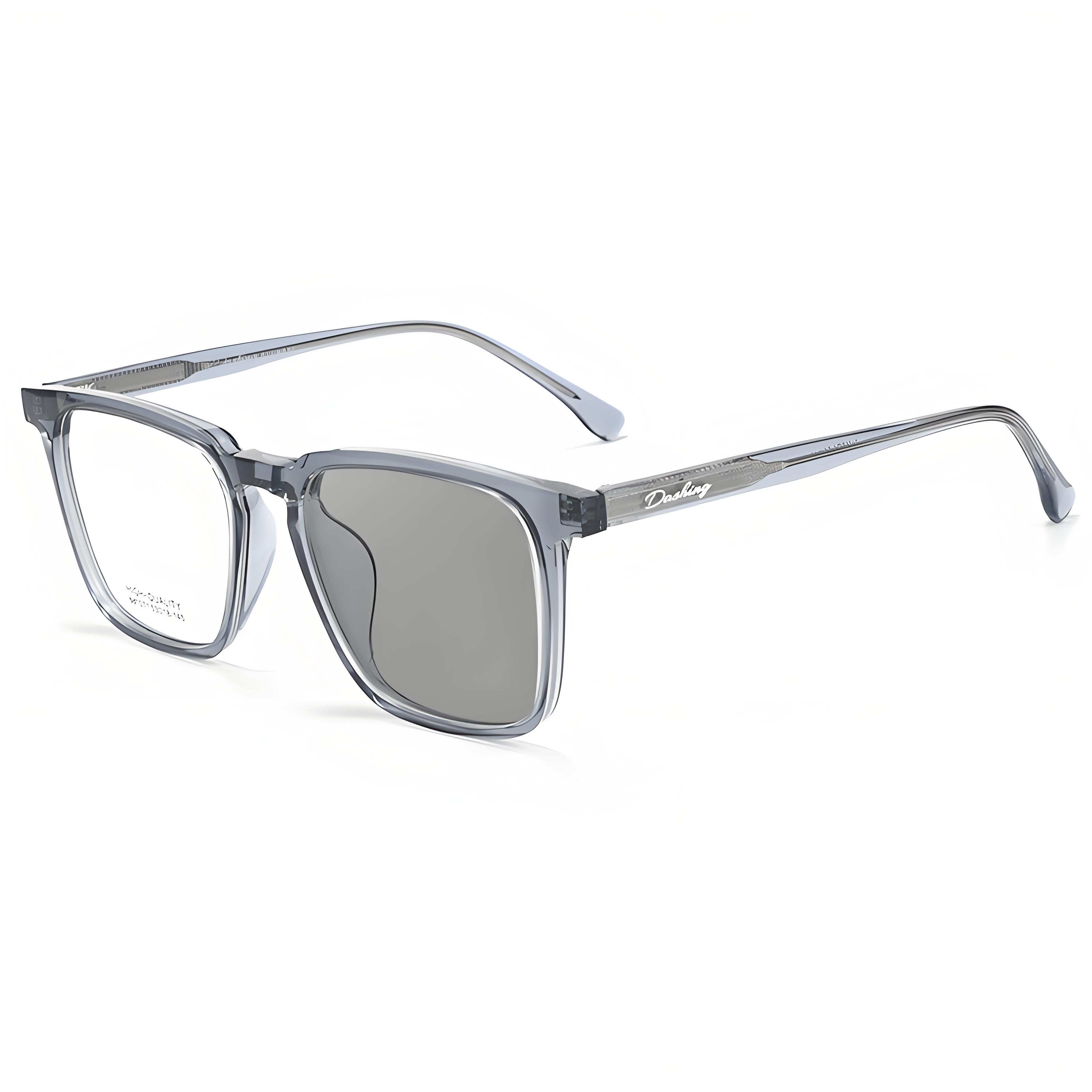 LIGHTWEIGHT SQUARE FULL-RIM PHOTOCHROMIC MULTIFOCAL GLASSES