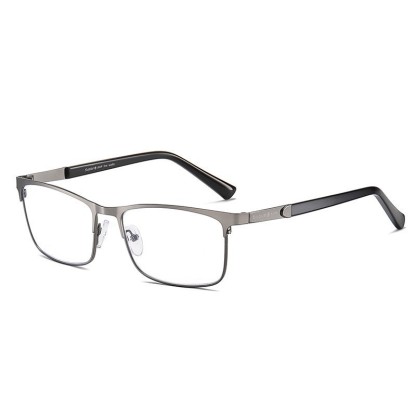 MEN'S HALF-FRAME SQUARE ANTI-BLUE LIGHT READING GLASSES-MANLYKICKS