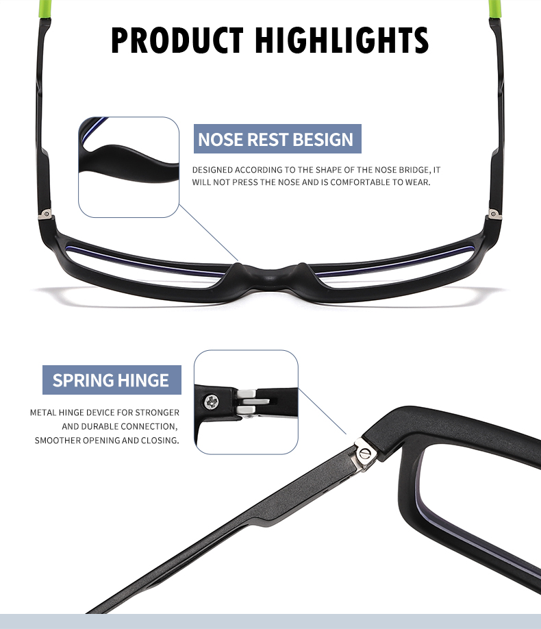 STYLISH PERFORATED PHOTOCHROMIC MULTIFOCAL READING GLASSES