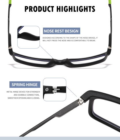 STYLISH PERFORATED PHOTOCHROMIC MULTIFOCAL READING GLASSES