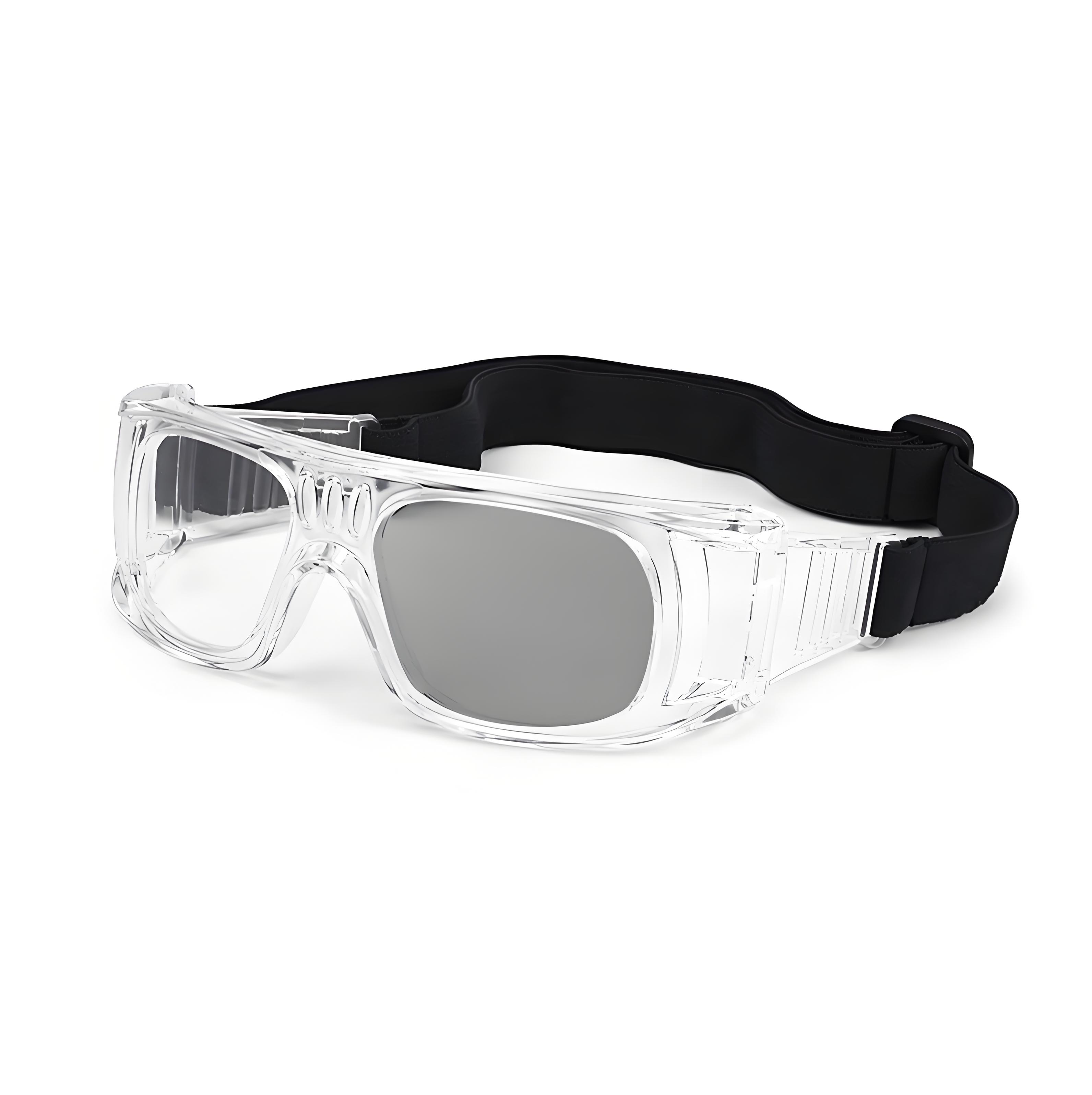 STAY-PUT SPORTS GLASSES WITH ADJUSTABLE RETENTION STRAP
