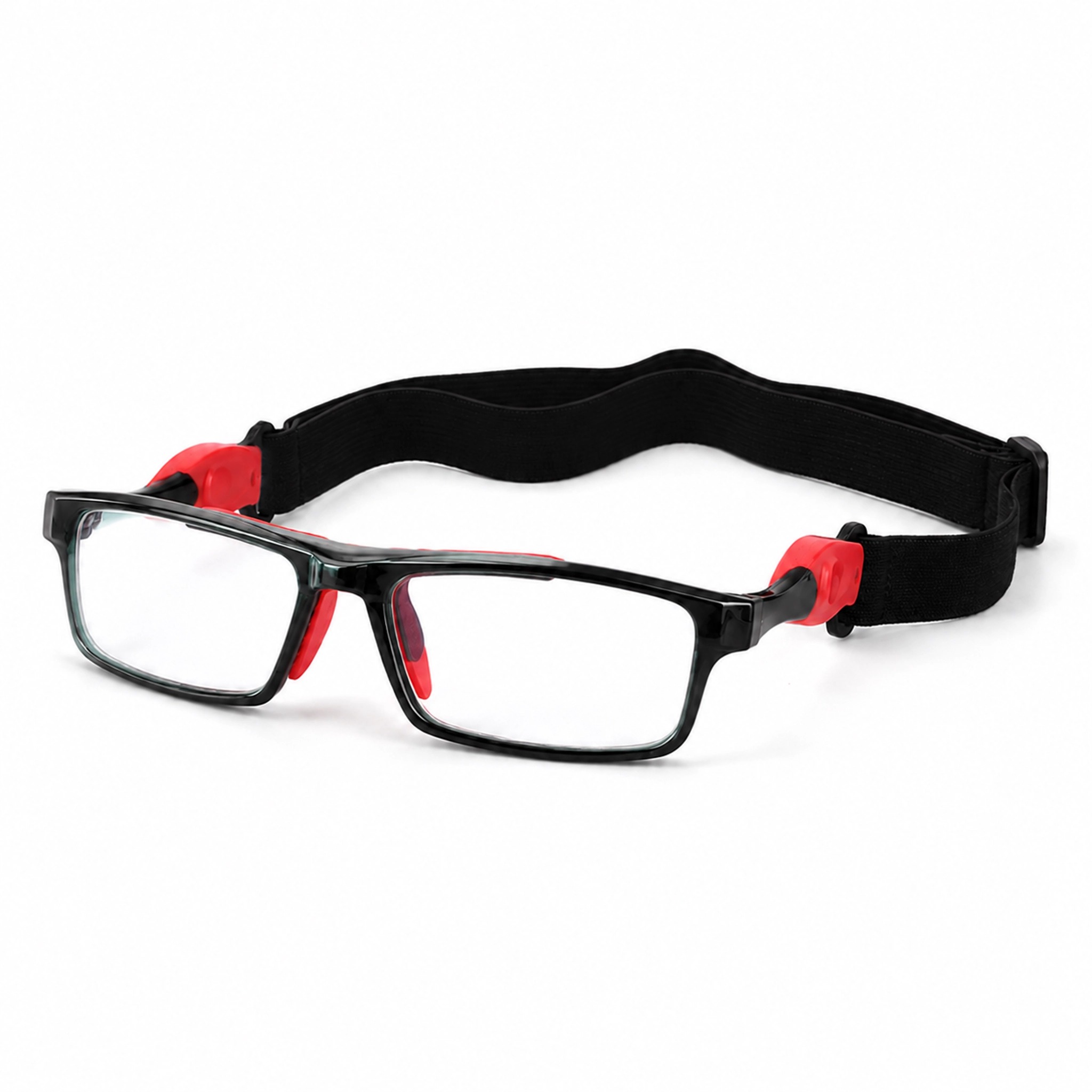 MEN’S PROTECTIVE SPORTS READING GLASSES WITH ADJUSTABLE ELASTIC STRAP
