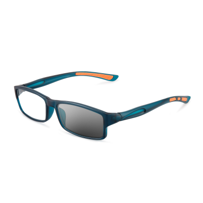 MEN'S SPORT READING GLASSES PHOTOCHROMIC PROGRESSIVE DOUBLE LIGHT ANTI-BLUE LIGHT