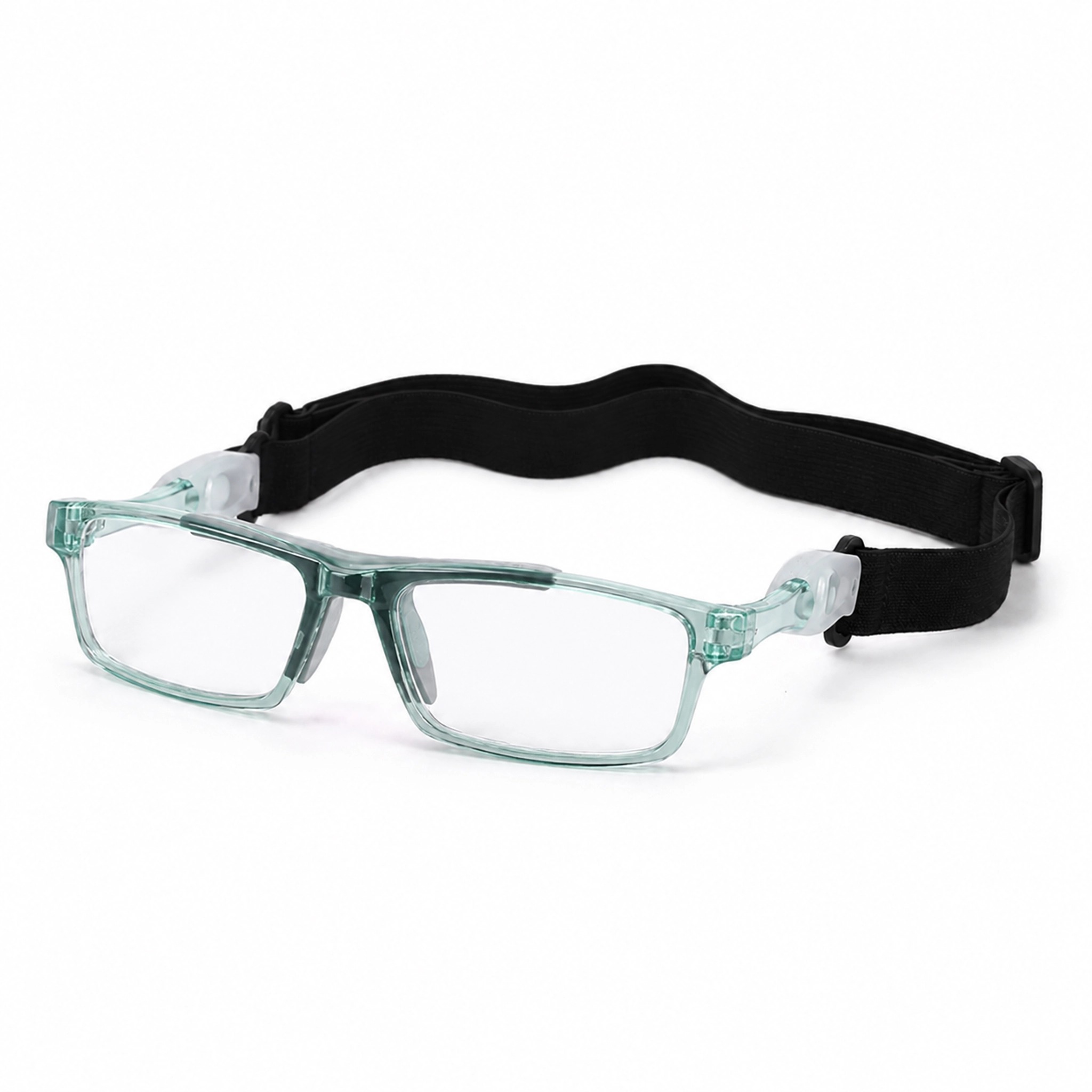 MEN’S PROTECTIVE SPORTS READING GLASSES WITH ADJUSTABLE ELASTIC STRAP