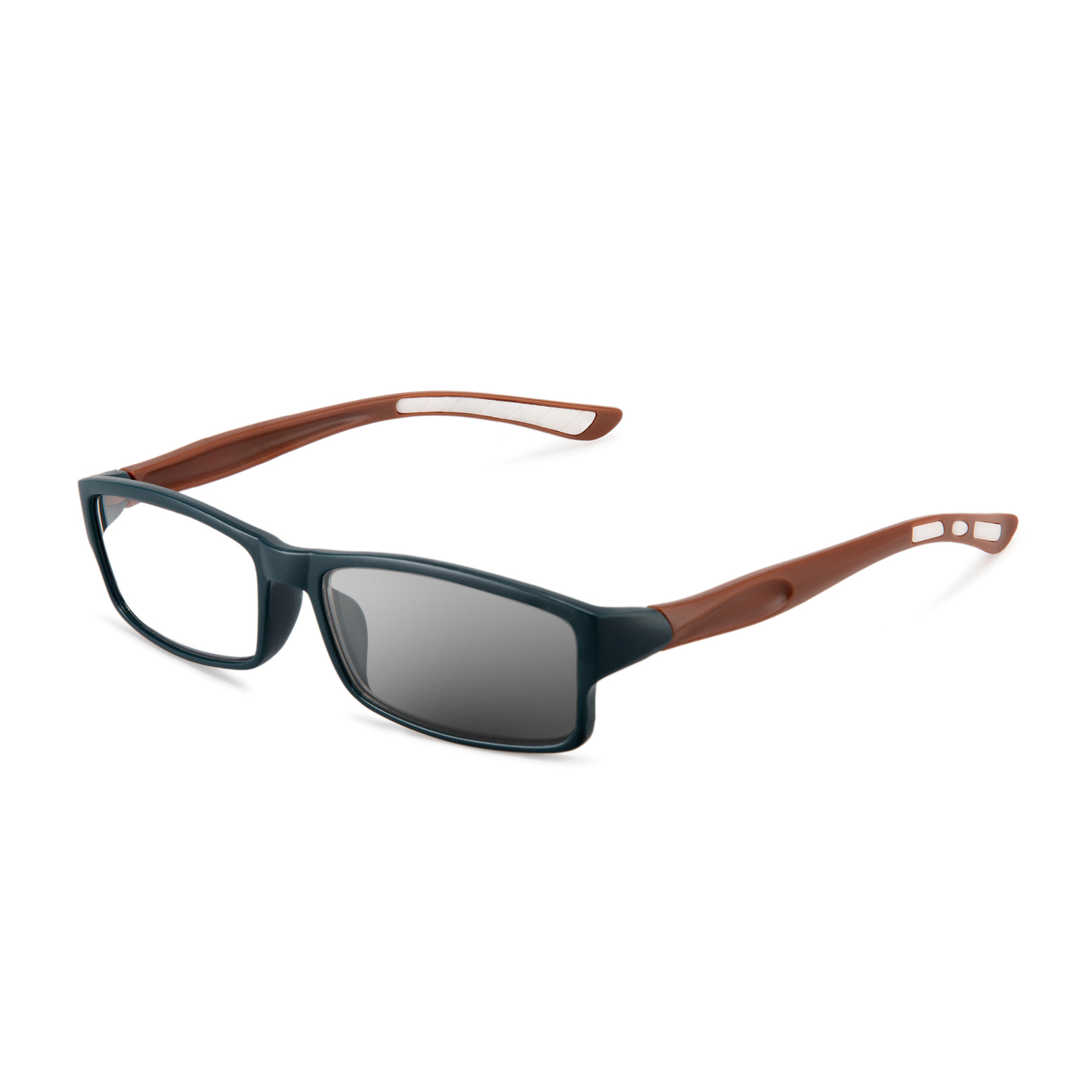 MEN'S SPORT READING GLASSES PHOTOCHROMIC PROGRESSIVE DOUBLE LIGHT ANTI-BLUE LIGHT