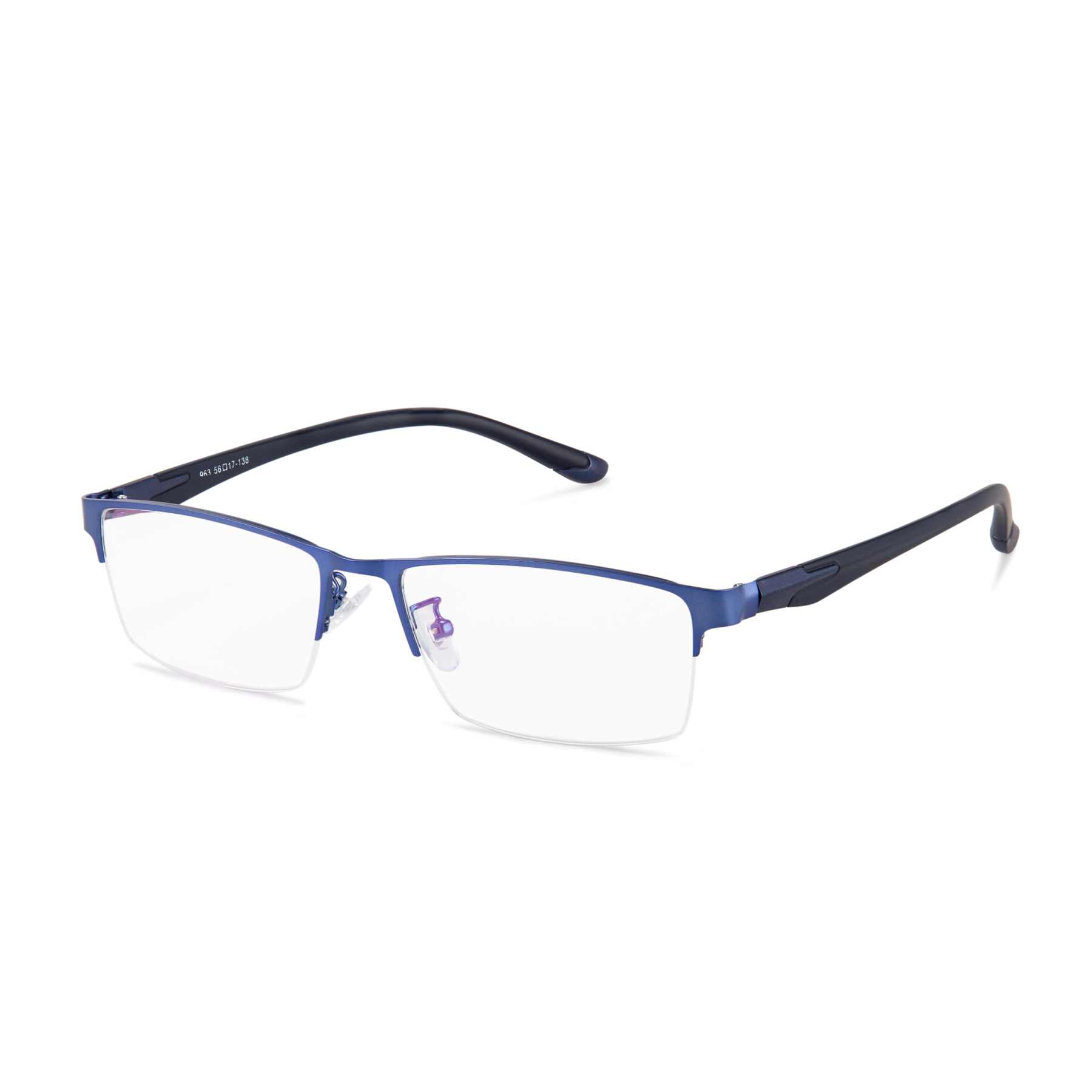 Prescription Glasses - METAL ULTRA-LIGHT HALF-FRAME PHOTOCHROMIC MULTIFOCAL GLASSES