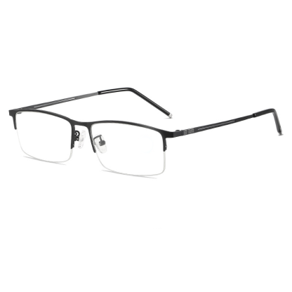 NON-MAGNETIC TITANIUM ULTRA-LIGHT CLASSIC HALF-FRAME READING GLASSES