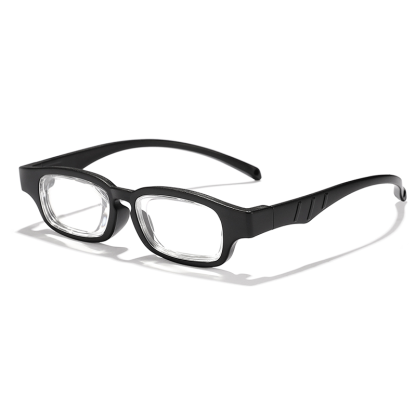 ADJUSTABLE ROUND STYLISH ANTI-BLUE LIGHT READING GLASSES