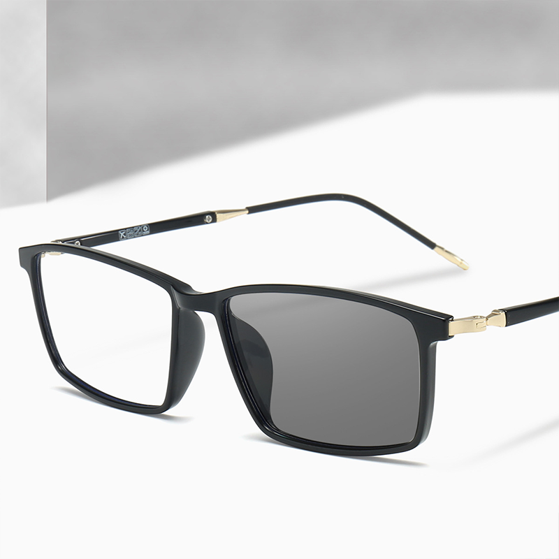SIMPLE SQUARE BUSINESS PHOTOCHROMIC READING GLASSES