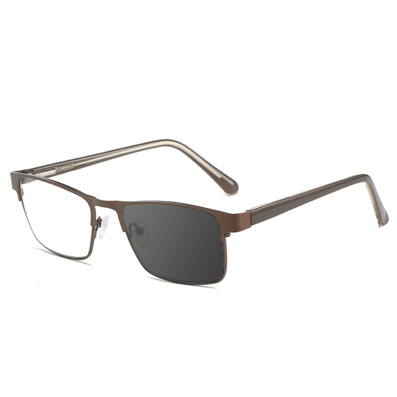 MEN'S CLASSIC METAL FRAME ANTI-BLUE LIGHT READING GLASSES