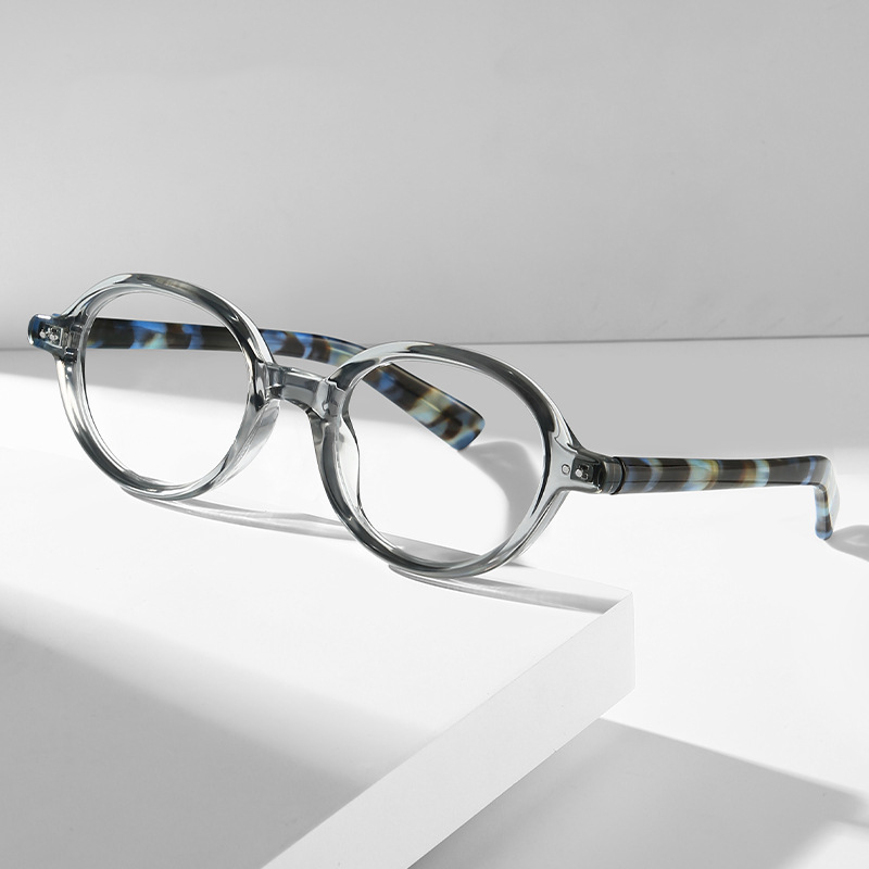 RETRO OVAL SMALL FRAME ANTI-BLUE LIGHT MULTI-FOCUS READING GLASSES